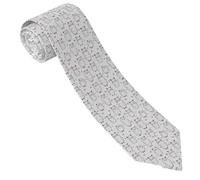 SMAZDFXX Corbatas para hombre: corbatas de moda, cómodas, de alpaca con estampado de corazón, ideales para negocios, Día del Padre, cumpleaños y bodas.