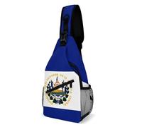 SMAZDFXX El1 Salvador1 Bandera Bolso bandolera informal Mochila de senderismo Bolsos de pecho Bolsos de viaje portátiles