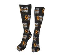 SMAZDFXX En esta familia nadie lucha solo. Calcetines casuales de concienciación sobre RSD CRPS para hombre. Calcetines deportivos para exteriores.