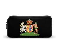 SMAZDFXX Estuche portátil con el Escudo de Armas de la Reina Escocia, pequeño Estuche para lápices, Estuche para lápices, Estuche Organizador para Maquillaje