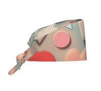 SMAZDFXX Gorro de Limpieza con Estampado de Amor y Correa Ajustable, Ideal para Chefs, Personal de Gimnasio y Otros Trabajos. Negro.