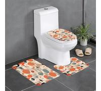 SMAZDFXX Juego de Tres Piezas de Alfombrilla de baño Antideslizante de Secado rápido con diseño de Baterista, Alfombrilla de baño Duradera y de Secado rápido.