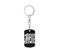 SMAZDFXX Llavero con clip para llavero de motocross Ride Like A Girl para coche