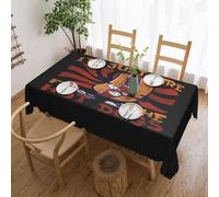 SMAZDFXX Mantel Cuadrado con Ribete de Encaje I Am Just Here for The Hot Dogs, Reutilizable, para decoración del hogar, para Mesa de Comedor, 137 x 183 cm