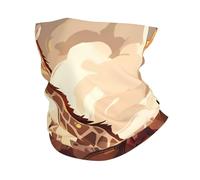 SMAZDFXX Masque girafe mère et petit, tour de cou multifonctionnel, protection respirante, foulard unisexe