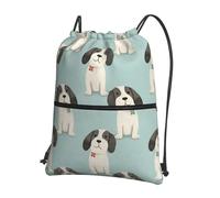 SMAZDFXX Mochila con cordón para gimnasio, deportiva, de pastor australiano, para hombre y mujer