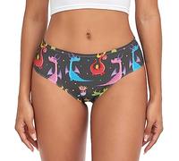 SMAZDFXX Ropa Interior de Mujer con diseño de dragón de Dibujos Animados, Bragas de Bikini elásticas, Calzoncillos Suaves para niñas, Adolescentes y Mujeres