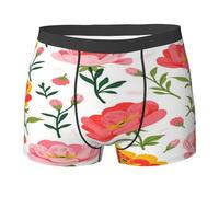 SMAZDFXX Ropa Interior para Hombre con armonía de Flores Tropicales Bohemias - Calzoncillos bóxer cómodos para niños