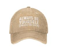 SMAZDFXX Sé tú Mismo a Menos Que Seas un asco. Gorra de papá para Mujer, Gorra Vintage.