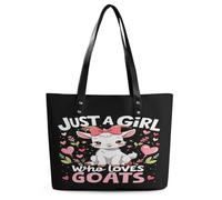 SMAZDFXX Sí, realmente necesito todas estas cabras-1 Realmente necesito todas estas cabras Bolso de mano para mujer Bolso de hombro de cuero moderno para mujer Adecuado para el trabajo