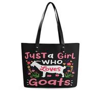 SMAZDFXX Sí, realmente necesito todas estas cabras-3 Realmente necesito todas estas cabras Bolso de mano para mujer Bolso de hombro de cuero moderno para mujer Adecuado para el trabajo
