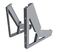 SMB Acid Console - Soporte de escritorio para 2 sintetizadores Behringer TD-3 y RD-6, ángulo de 15° y 60°, color gris plateado