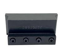 SMBB - Bloque de soporte de herramientas de corte de ranura de torno de metal para SPB Blade Series 1626 2026 2032 2532 3232 CNC mecanizado de cortador de placa de separación (SMBB3232)