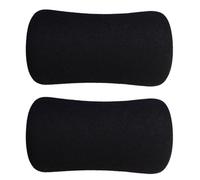 Smbcgdm Almohadilla de espuma densa y gruesa, paquete de 2 almohadillas de rodillo de alta densidad para máquinas de ejercicio de gimnasio, fácil de instalar, equipo de fitness ligero de larga