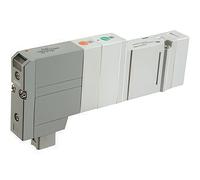 SMC 4/3 Vías Placa Base Válvula Solenoide Neumática - SV2A00-5FU