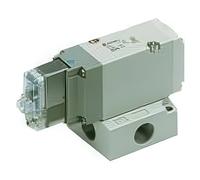 SMC Válvula Solenoide Neumática De 3/2 Vías Placa Base Rc1/2'' - VP744-5DU1-04A