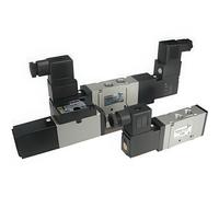 SMC Válvula Solenoide Neumática De 5/2 Vías En Línea G1/4'' - VFS2130-5YOB-02F-Q