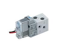 SMC Válvula Solenoide Neumática De 5/2 Vías En Línea G1/8'' Con Rectificador - VF1120-5DO1-01F