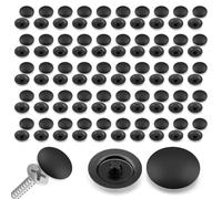 SMCEHEYA Tapa Tornillo 100Piezas Tapa Tornillo Plástico Plástico Capuchón Cubierta Tornillo para Tornillos Phillips de 7-8 mm Embellecedor Tornillo para Muebles Tapas Presión para Gabinete Mesa