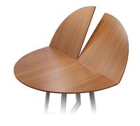 SMCMGECEUZ 120 130 150 180cm 4 Puntos Tablero De Mesa Redondo Plegable, Extensor De Mesa Portátil De Madera Sin Patas Solo Tablero Que Ahorra Espacio(Yellow Teak,180cm/71in)