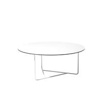 SMD Design Mesa de centro Tellus Blanco. base blanca. h41 d100