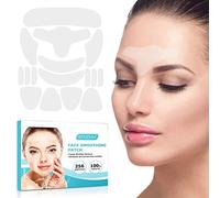 Smddx Parches Antiarrugas,256PCS Facial Patches Parches de Antiarrugas transparente la frente Cara barbilla boca ojos,tiras triangulares,eliminar las Líneas Finas las arrugas&líneas de patas de gallo