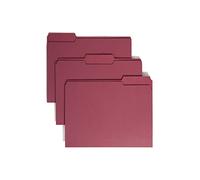 Smead 1/3-Cut File Folders, Letter Size, 100 Per Box