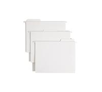 Smead FasTab - Carpeta colgante para archivos, pestaña integrada de 1/3 de corte, tamaño carta, blanco, 20 por caja (64002)