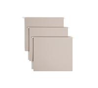 Smead TUFF 64240 Carpeta colgante con capacidad adicional, expansión de 5 cm, pestaña de 1/3 corte, tamaño carta, gris acero, 18 por caja