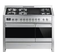 Smeg A3-81 cocina Cocina familiar tipo industrial Eléctrico Encimera de gas Acero inoxidable