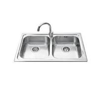 SMEG Alba SP792 Fregadero 2 Bañeras Inox Cepillado 79 X 50CM