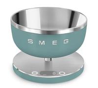 SMEG Báscula de cocina digital contemporánea con cuenco extraíble (jade)