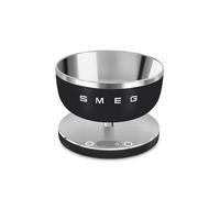 Smeg ksc01blmww báscula de cocina negro, acero inoxidable encimera al