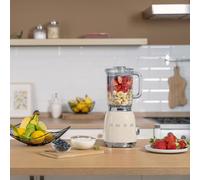 Smeg BLF03CREU - Batidora de Vaso Estética Años 50 800W Color Crema