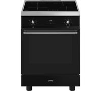SMEG C6IMBLT2 Cocina de Inducción 4 Zonas 60X60CM Horno Eléctrico Vapor Clean A