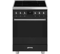 Cocina Combinada 60 cm Smeg Clásica Horno eléctrico / Placa de Inducción C6IMMBM2 Negro Mate