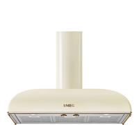 SMEG Campana en la Pared Trapecio KS89POE 90CM 3 Velocidad' Crema 3 Filtros Ce.a