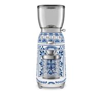 Smeg CGF01DGBEU - Molinillo de Café 50's Style Dolce&Gabanna 6 Funciones Blu Mediterráneo