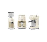 Molinillo de café Smeg CGF11CREU crema 350 g 30 ajustes acero inoxidable