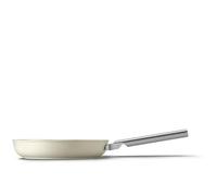 Smeg CKFF2601CRM Sartén 26 cm crema, antiadherente, aluminio, base patentada