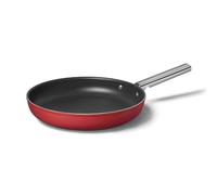 Sartén antiadherente CKFF2601RDM, 26 cm, rojo, aluminio, Smeg