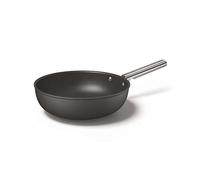 SMEG CKFW3001BLM, Wok antiadherente 50's Style, Black