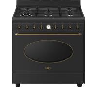 Cocina Combinada 90 cm Smeg Colonial Horno Eléctrico / Placa Gas CO90GMAN2 Antracita