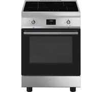 SMEG Cocina Completa C6IMXT2 60CM Placa Inducción 4 Zonas Horno Eléctrico CE.A