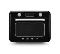 Smeg COF01BLEU Mini Horno de Vapor Combinado de Sobremesa 1800W Negro - Multifunción Grill Air Fry - 33 recetas