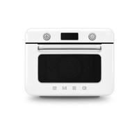 Smeg COF01WHEU Mini Horno de Vapor Combinado de Sobremesa 1800W Blanco - Multifunción Grill Air Fry - 33 recetas