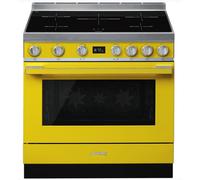 Smeg Cpf9ipyw - Cocina Con Placa De Inducción Y Horno Pirolítico Clase A+ Amarilla