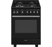 Smeg Concert CX61GMBL cocina Cocina independiente Eléctrico Encimera de gas Negro