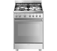 SMEG CX68MF8-2 COCINA GAS 60CM 4 FOGONES HORNO ELÉCTRICO 72L ACERO INOX CE A