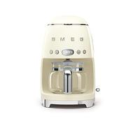 Smeg DCF02CREU - Cafetera de goteo 50 Style en color Crema para 1,4 litros